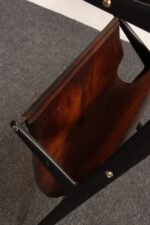 Vintage Italian Magazine Table in Walnut, Leather, and Metal Attr. to Ico Parisi - Image 20