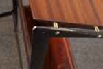 Vintage Italian Magazine Table in Walnut, Leather, and Metal Attr. to Ico Parisi - Image 16