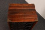 Vintage Walnut, Iron, Brass, and Leather Wine Rack by Arthur Umanoff for Arleigh - Image 12