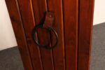 Vintage Walnut, Iron, Brass, and Leather Wine Rack by Arthur Umanoff for Arleigh - Image 15