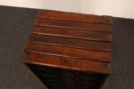 Vintage Walnut, Iron, Brass, and Leather Wine Rack by Arthur Umanoff for Arleigh - Image 10
