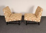 Pair of Vintage Ebonized Mahogany Slipper Chairs by Edward Wormley for Dunbar - Image 8
