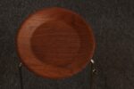 Set of Four Vintage Steel and Walnut Stacking Tables Attributed to Tony Paul - Image 12
