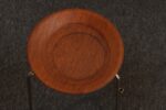 Set of Four Vintage Steel and Walnut Stacking Tables Attributed to Tony Paul - Image 11