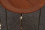 Set of Four Vintage Steel and Walnut Stacking Tables Attributed to Tony Paul - Image 17
