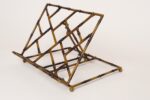 Vintage Italian Faux-Bamboo Tortoise Shell Painted Metal Lectern / Bookstand - Image 6