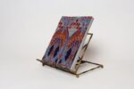 Vintage Italian Faux-Bamboo Tortoise Shell Painted Metal Lectern / Bookstand - Image 2