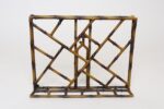 Vintage Italian Faux-Bamboo Tortoise Shell Painted Metal Lectern / Bookstand - Image 7