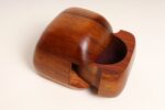 Vintage Studio Craft Solid Koa Wood "Rock Box" Trinket Box by Dean Santner - Image 6